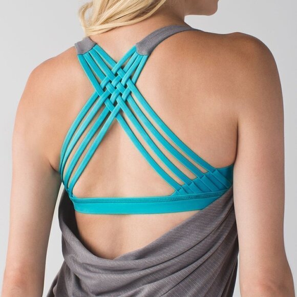 LULULEMON Wild Tank-  Heathered Slate / Blue Tropics - Picture 5 of 11